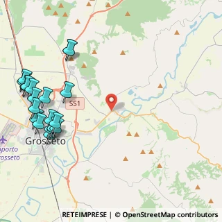 Mappa SP 159, 58100 Grosseto GR, Italia (6.02895)