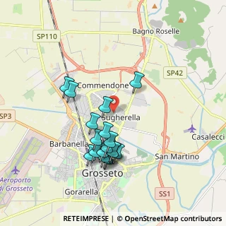 Mappa Via Mozambico, 58100 Grosseto GR, Italia (1.82611)
