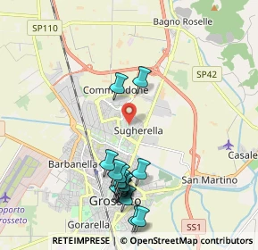 Mappa Via Mozambico, 58100 Grosseto GR, Italia (2.26938)