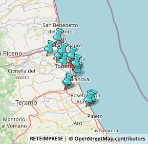 Mappa Salinello River, 64021 Teramo TE, Italia (8.96917)