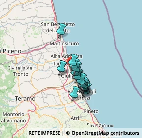 Mappa Salinello River, 64021 Teramo TE, Italia (9.3355)