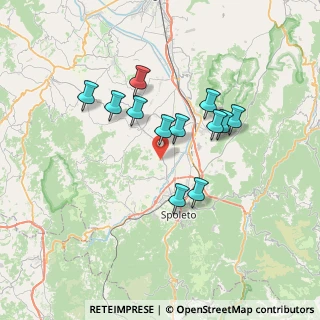Mappa Località Sant'Anastasio, 06049 Spoleto PG, Italia (6.17)
