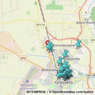 Mappa Via Smeraldo, 58100 Grosseto GR, Italia (2.75278)