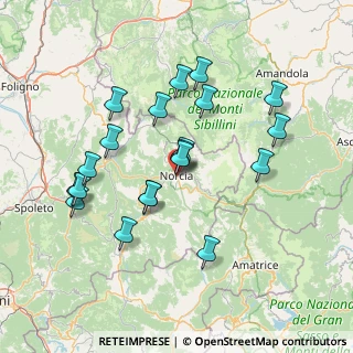 Mappa Circonvallazione di Norcia, 06046 Norcia PG, Italia (14.7685)