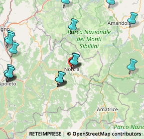 Mappa Via Innocenzo Fiorucci, 06046 Norcia PG, Italia (20.709)
