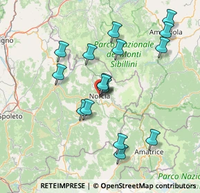 Mappa Via Innocenzo Fiorucci, 06046 Norcia PG, Italia (15.04375)