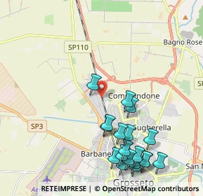 Mappa Via Zaffiro, 58100 Grosseto GR, Italia (2.52842)