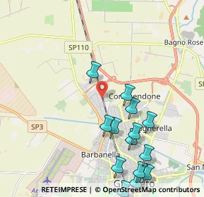 Mappa Via Zaffiro, 58100 Grosseto GR, Italia (2.51571)
