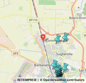 Mappa Via Zaffiro, 58100 Grosseto GR, Italia (3.44438)