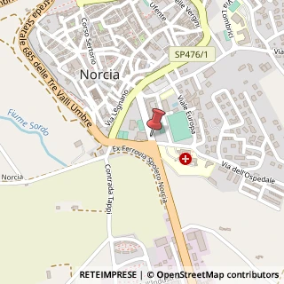 Mappa Viale della Stazione, 1zl, 06046 Norcia, Perugia (Umbria)