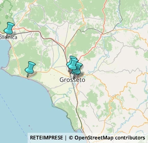 Mappa Via del Commendone, 58100 Grosseto GR, Italia (36.37923)