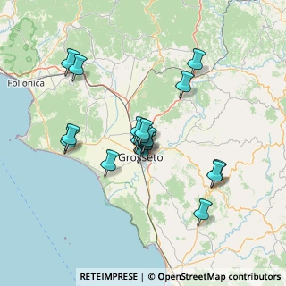 Mappa Via del Commendone, 58100 Grosseto GR, Italia (12.60333)