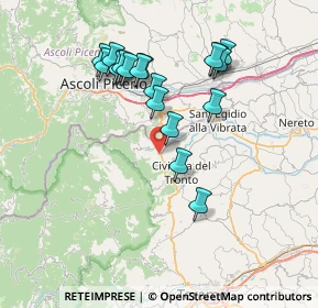 Mappa Via Aldo Moro, 64010 Villa Lempa TE, Italia (7.37421)