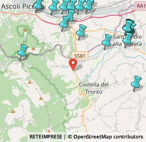 Mappa Via Aldo Moro, 64010 Villa Lempa TE, Italia (6.2805)