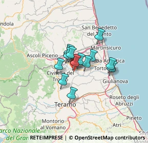 Mappa Contrada Favale, 64010 Civitella del Tronto TE, Italia (8.05071)