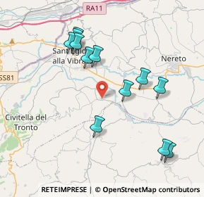Mappa Contrada Favale, 64010 Civitella del Tronto TE, Italia (4.1125)