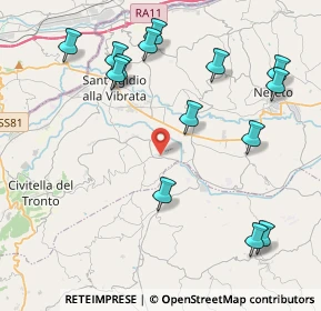 Mappa Contrada Favale, 64010 Civitella del Tronto TE, Italia (4.96143)