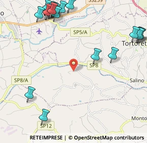 Mappa Via Fontana Al Salinello, 64018 Tortoreto TE, Italia (3.167)