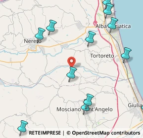 Mappa Via Fontana Al Salinello, 64018 Tortoreto TE, Italia (5.85)
