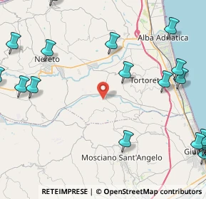 Mappa Via Fontana Al Salinello, 64018 Tortoreto TE, Italia (6.9695)