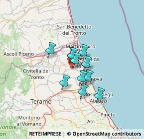 Mappa Via Fontana Al Salinello, 64018 Tortoreto TE, Italia (8.28182)