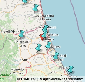 Mappa Via Fontana Al Salinello, 64018 Tortoreto TE, Italia (16.65727)