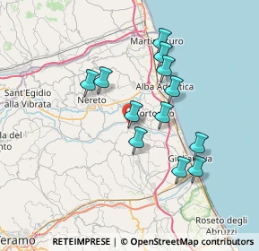 Mappa Poggio Morello, 64027 Sant'Omero TE, Italia (6.54083)