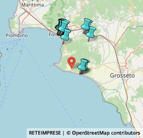 Mappa Località Tavernelle, 58043 Castiglione della Pescaia GR, Italia (14.3345)