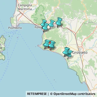 Mappa Località Tavernelle, 58043 Castiglione della Pescaia GR, Italia (10.81692)