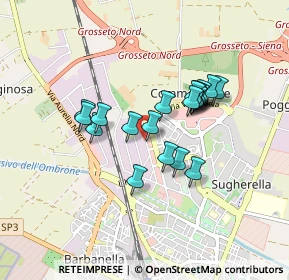 Mappa Via Pakistan, 58100 Grosseto GR, Italia (0.705)