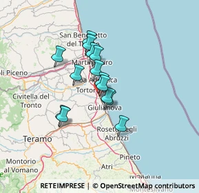 Mappa Via Napoli, 64018 Tortoreto TE, Italia (9.95786)