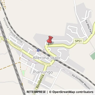 Mappa Via dello Scalo Merci, 44, 05011 Allerona, Terni (Umbria)