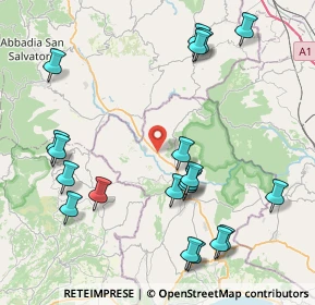 Mappa Strada Regionale, 01021 Acquapendente VT, Italia (10.0215)