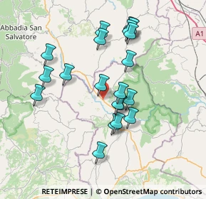 Mappa Strada Regionale, 01021 Acquapendente VT, Italia (7.052)