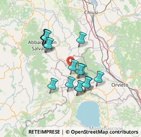 Mappa Strada Regionale, 01021 Acquapendente VT, Italia (12.926)