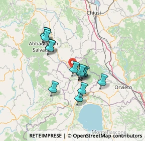 Mappa Strada Regionale, 01021 Acquapendente VT, Italia (11.64357)