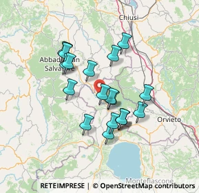 Mappa Strada Regionale, 01021 Acquapendente VT, Italia (12.124)