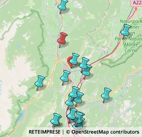 Mappa Via Rotaliana, 38017 Mezzolombardo TN, Italia (9.4595)