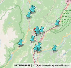 Mappa Via Rotaliana, 38017 Mezzolombardo TN, Italia (6.80643)