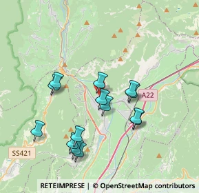 Mappa Via Rotaliana, 38017 Mezzolombardo TN, Italia (3.45929)