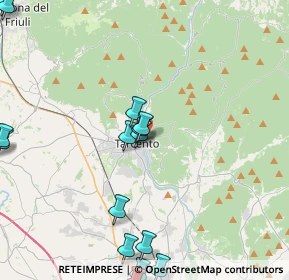 Mappa Via Rabagnolo, 33017 Tarcento UD, Italia (5.42133)