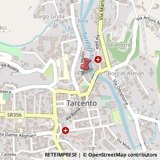Mappa Via dei Molini, 10, 33017 Tarcento, Udine (Friuli-Venezia Giulia)