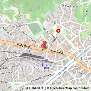 Mappa Viale Italia, 154, 23037 Tirano, Sondrio (Lombardia)