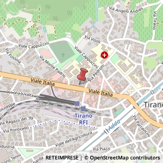 Mappa Viale Italia, 44, 23037 Tirano, Sondrio (Lombardia)
