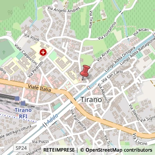 Mappa Piazzetta Trombini, 5, 23037 Tirano, Sondrio (Lombardia)