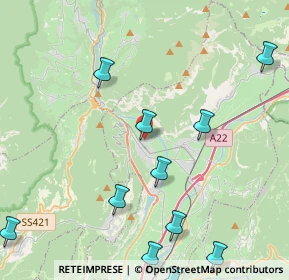 Mappa Via Giorgio Perlasca, 38017 Mezzolombardo TN, Italia (6.12786)