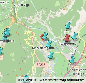 Mappa Via Giorgio Perlasca, 38017 Mezzolombardo TN, Italia (3.2455)