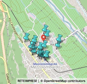 Mappa Via Giorgio Perlasca, 38017 Mezzolombardo TN, Italia (0.316)