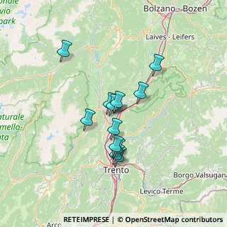 Mappa Della 5, 38016 Mezzocorona TN, Italia (10.5125)