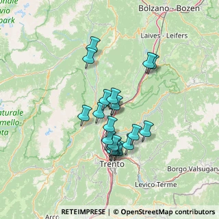 Mappa Della 5, 38016 Mezzocorona TN, Italia (11.4315)